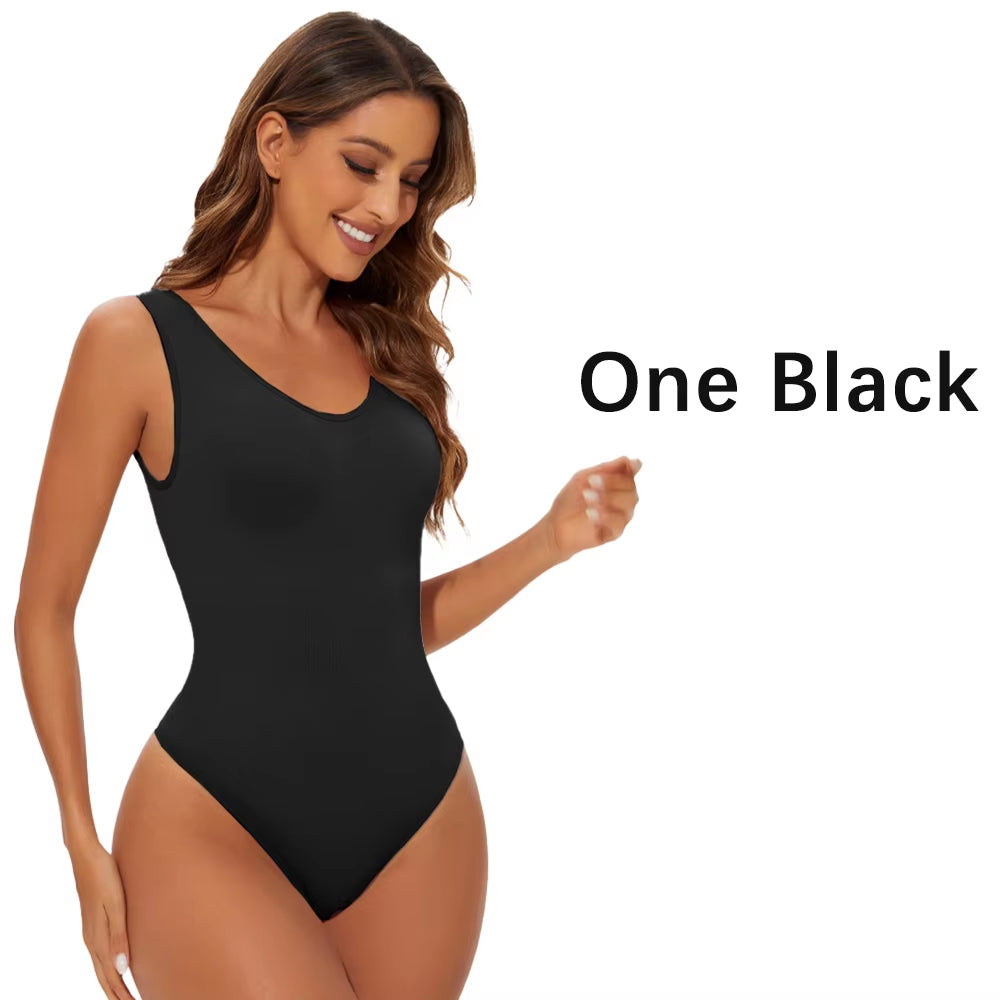 Women's Seamless Shapewear Bodysuit – Slimming Tummy Control